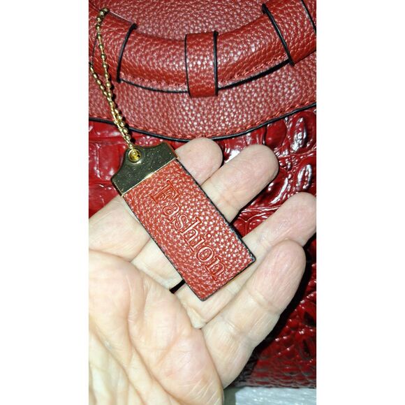 A Women's Faux Alligator Handbag Crossbody Purse Office Siren Professional - Picture 4 of 10